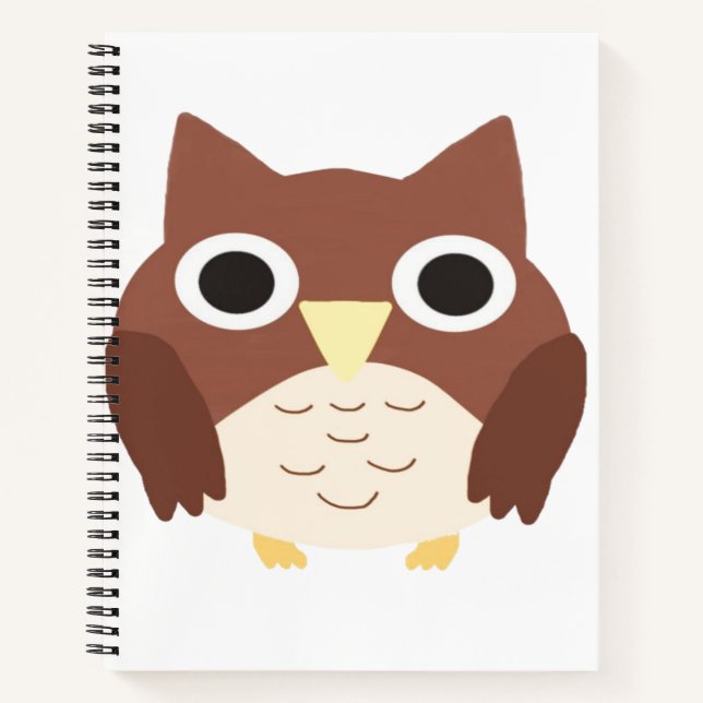 owl painting art notebook (Front)