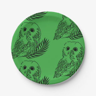 Owl Paper Plate