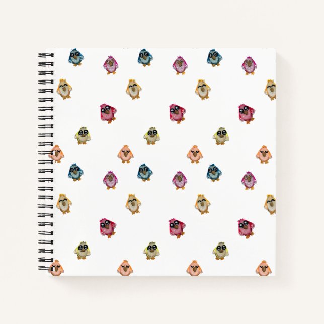 Owl Party - Pattern Notebook (Front)