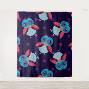 owl pattern background tapestry