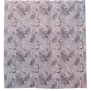 Owl Pattern Curtain