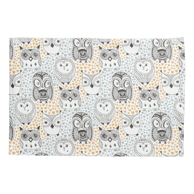 Owl Pattern pillowcases (Back)