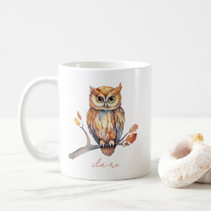 Owl Personalised Coffee Mug