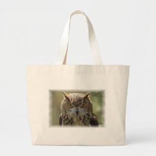 Owl Photo Jumbo Tote Bag