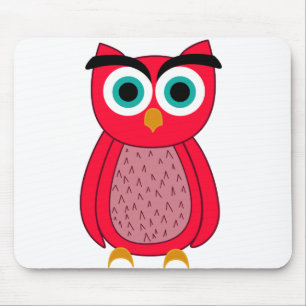 Owl Photo Print Mouse Mat