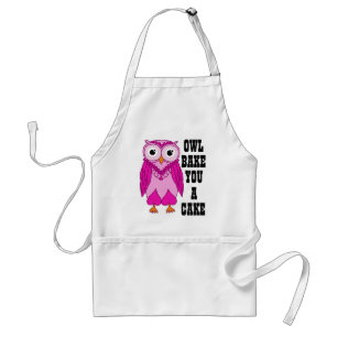 Owl Pink Standard Apron
