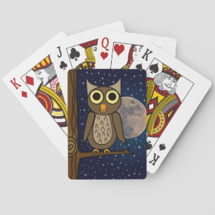 Owl Playing Cards