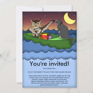 Owl Plus Pussycat, invitation