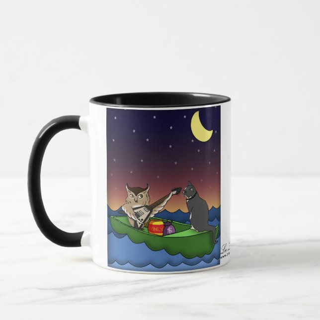 Owl Plus Pussycat, mug (Left)