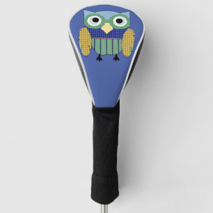 Owl Poker Face Golf Head Cover