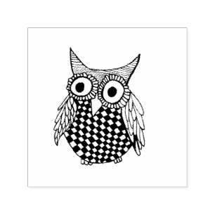 Owl Postage Stamp