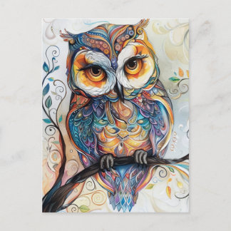 Owl Postcard