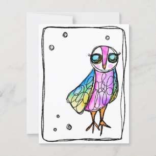 Owl Postcard