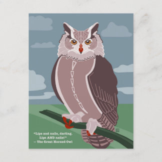 Owl Postcard