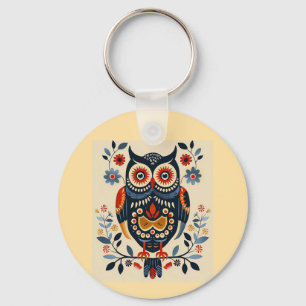 Owl Poster Key Ring