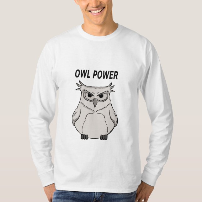 owl power T-Shirt (Front)