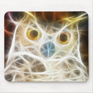 Owl Powerful Look Mouse Mat