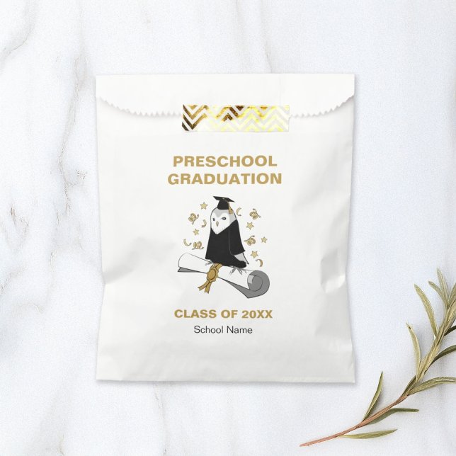 Owl Preschool / Kindergarten Graduation Party Favour Bags (Creator Uploaded)