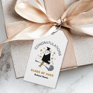 Owl Preschool / Kindergarten Graduation Party Gift Tags