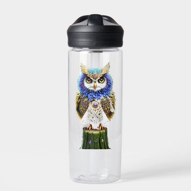 Owl Protocol  Water Bottle (Front)