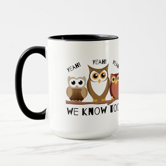 OWL QUOTE MUG (Left)