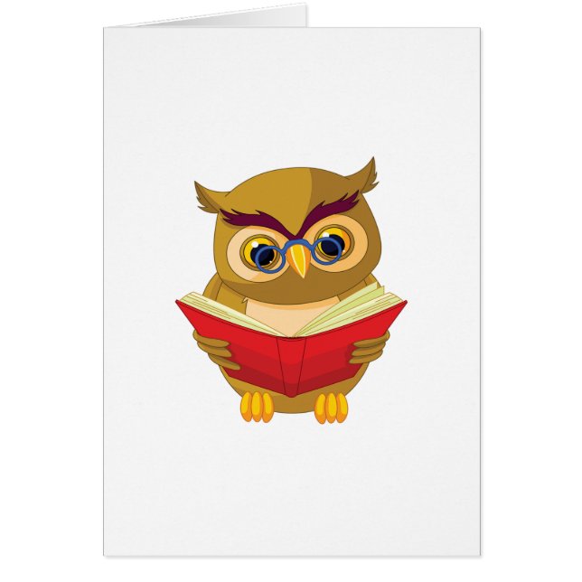Owl Reading (Front)
