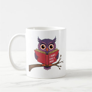 Owl Reading Coffee Mug