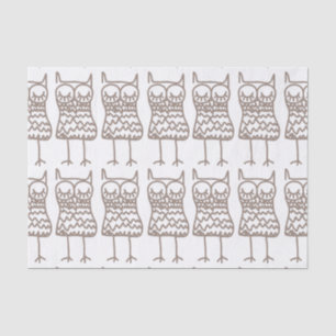Owl Repeat Pattern Tissue Paper