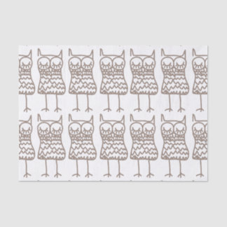 Owl Repeat Pattern Tissue Paper