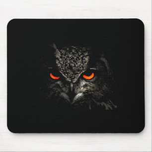 Owl Retro Eye Men Women Kids Gift Apparel Mouse Mat