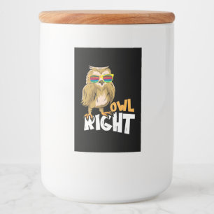 Owl Right Food Label