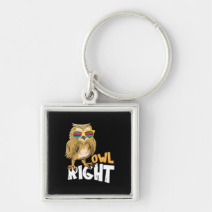 Owl Right Key Ring