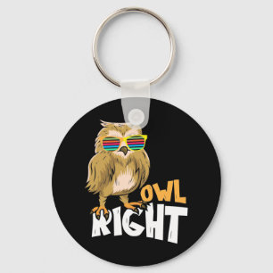 Owl Right Key Ring