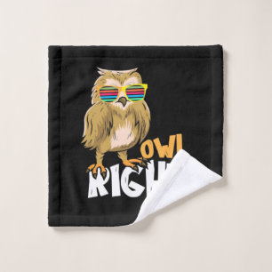 Owl Right Wash Cloth