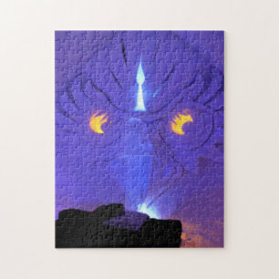 Owl Room, Hotel de Glace, Quebec, Canada Jigsaw Puzzle