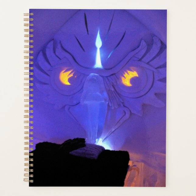 Owl Room, Hotel de Glace, Quebec, Canada Planner (Front)