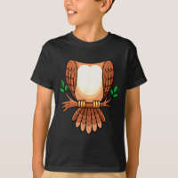 Owl Shirt Adult Men Women Kids Owl Costume 