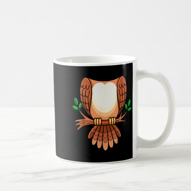 Owl Shirt Adult Men Women Kids Owl Costume  Coffee Mug (Right)