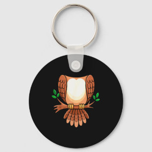 Owl Shirt Adult Men Women Kids Owl Costume Key Ring