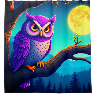 Owl Shower Curtain