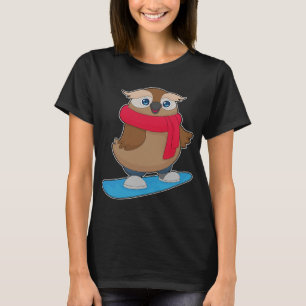 Owl Snowboard Winter sports T-Shirt