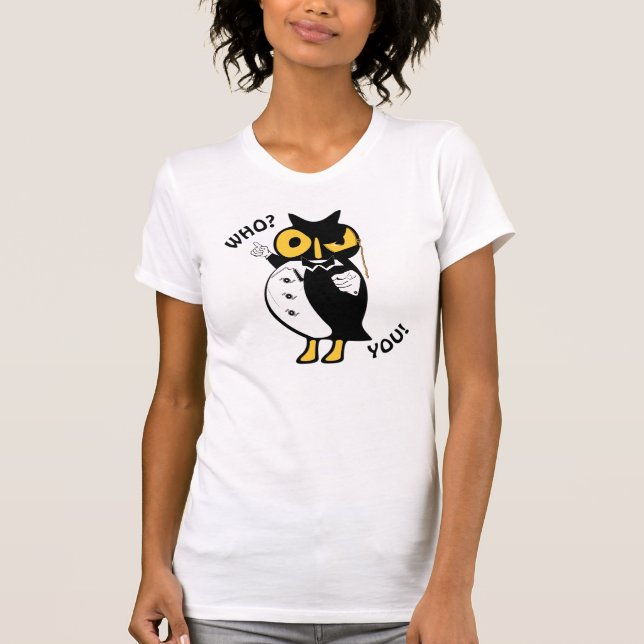 Owl Sophisticate T-Shirt (Front)