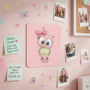 Owl Square Sticker
