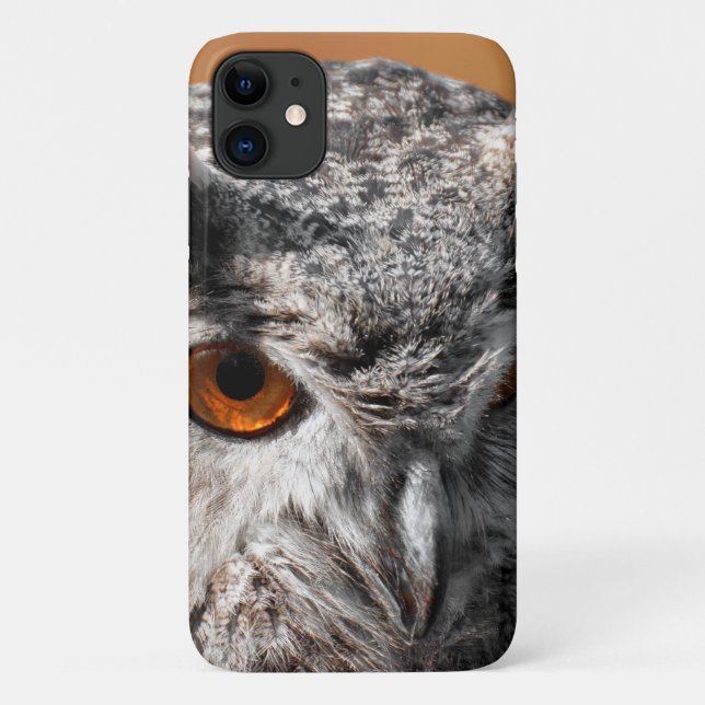 Owl Stare Case-Mate iPhone Case (Back)