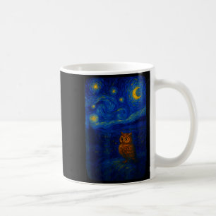 Owl Starry Cute Night Van Gogh Owl Bird Lovers Wom Coffee Mug