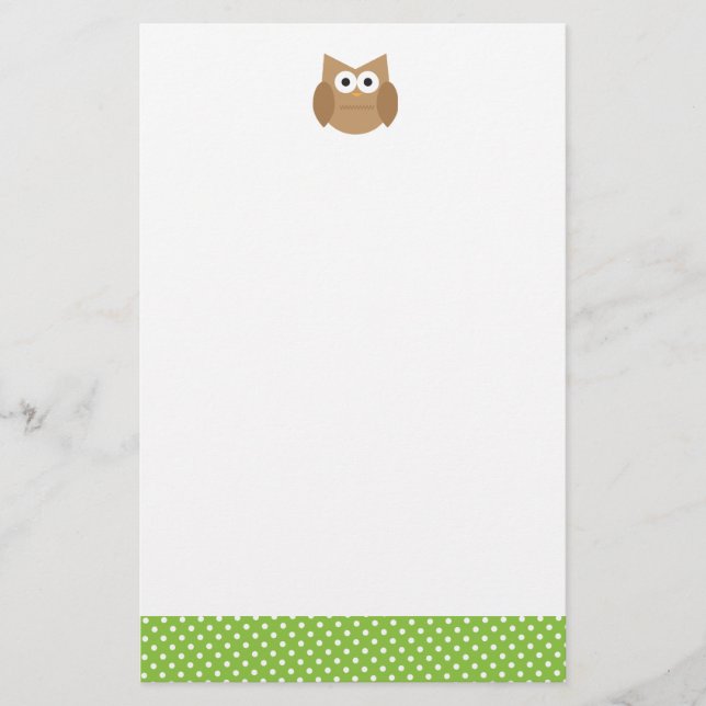 Owl Stationery (Front)