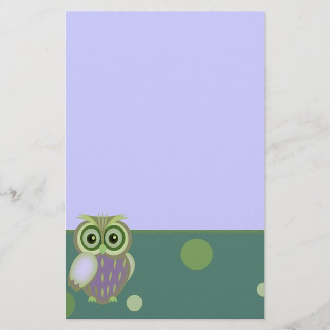 Owl Stationery (Front)