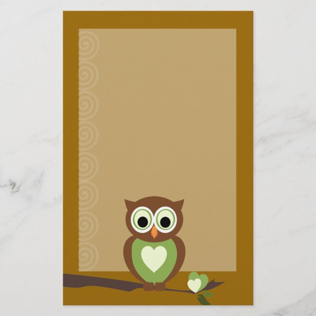 Owl Stationery (Front)
