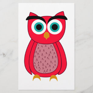owl stationery