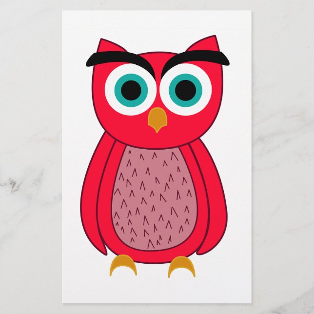 Owl Stationery (Front)